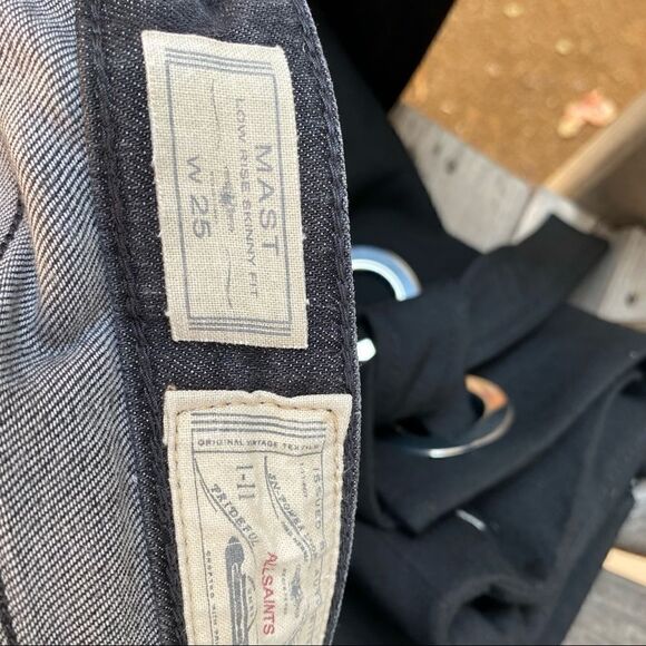 All Saints Mast low rise skinny fit jeans - Picture 4 of 10